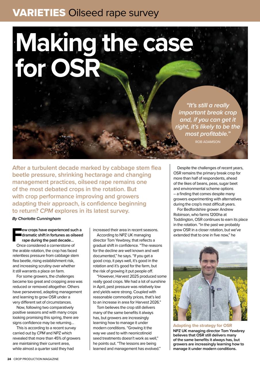 Crop Production Magazine Preview Pages