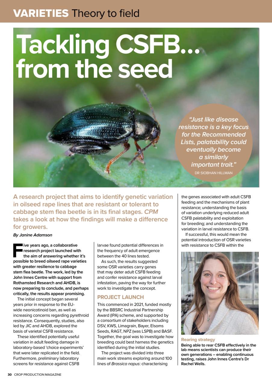 Crop Production Magazine Preview Pages