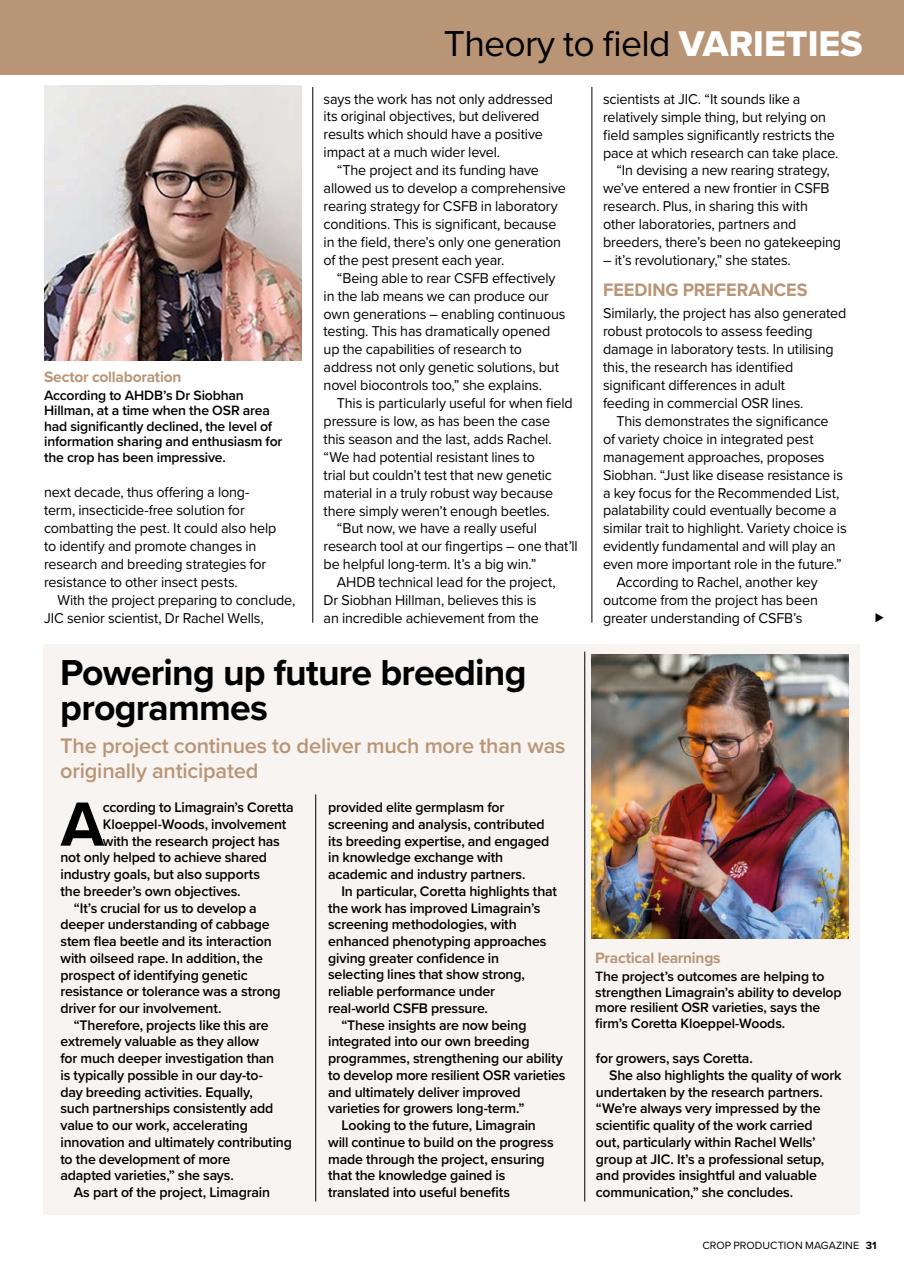 Crop Production Magazine Preview Pages