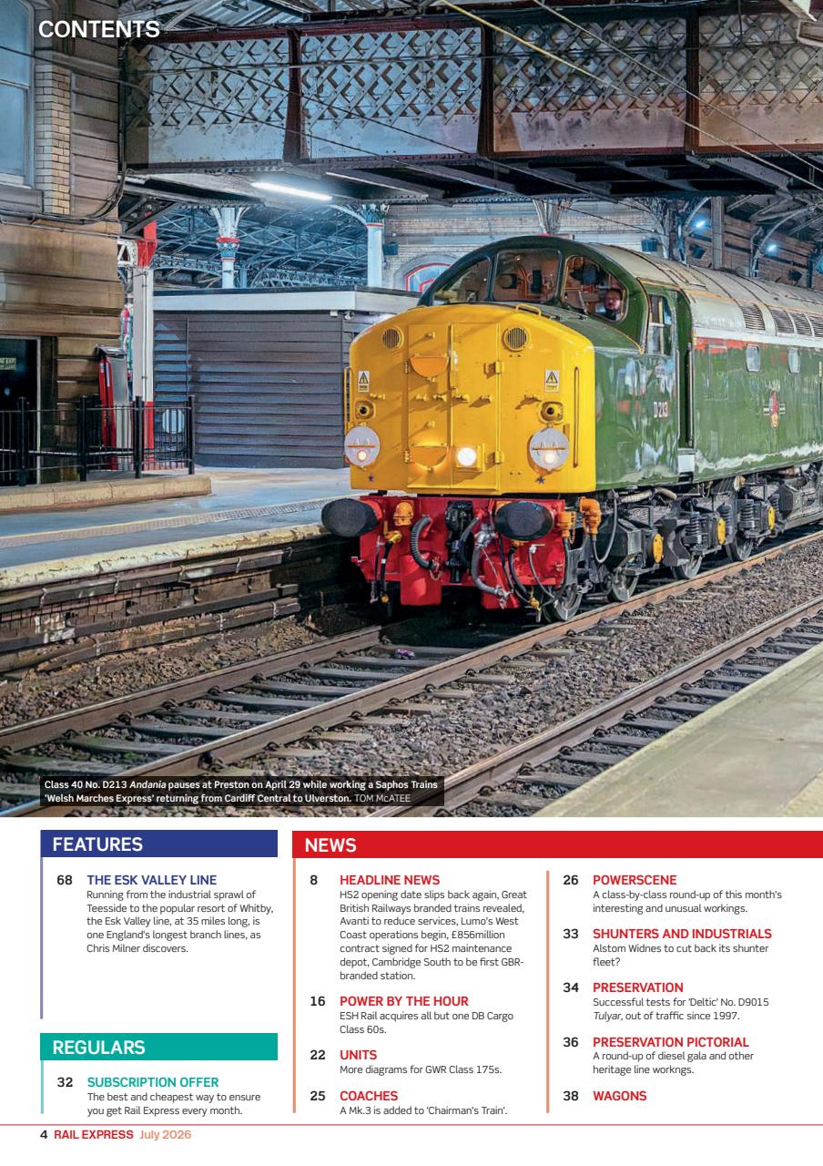 Rail Express Preview Pages