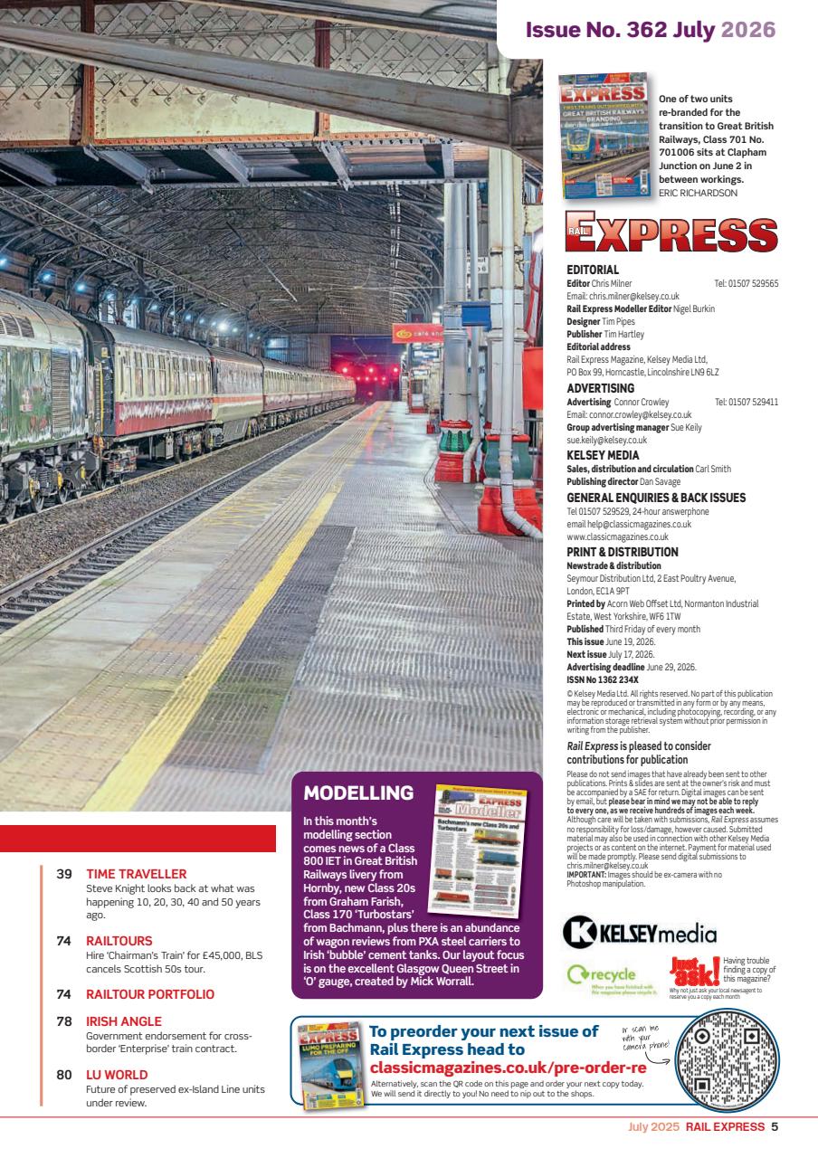 Rail Express Preview Pages