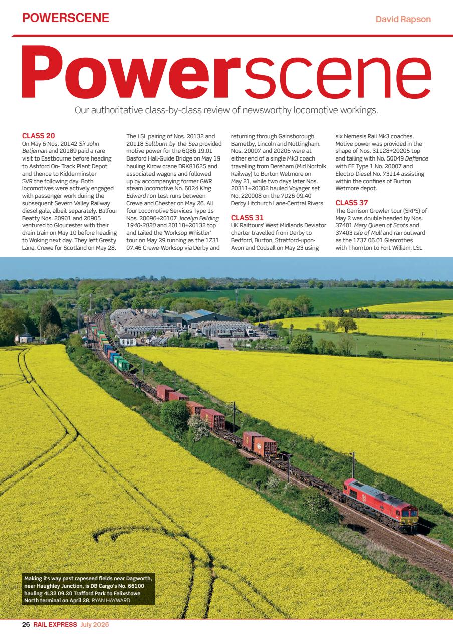 Rail Express Preview Pages