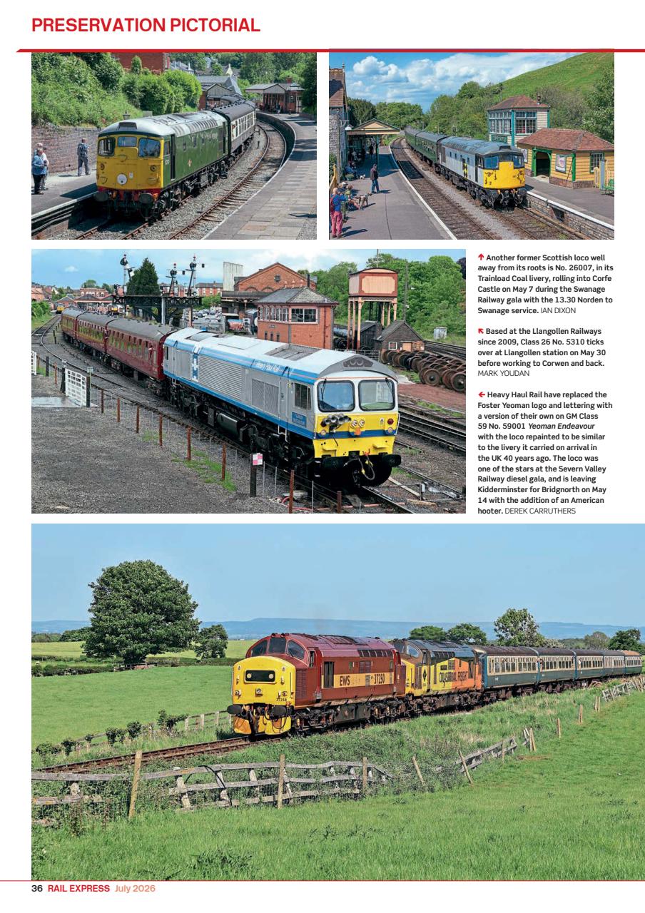 Rail Express Preview Pages