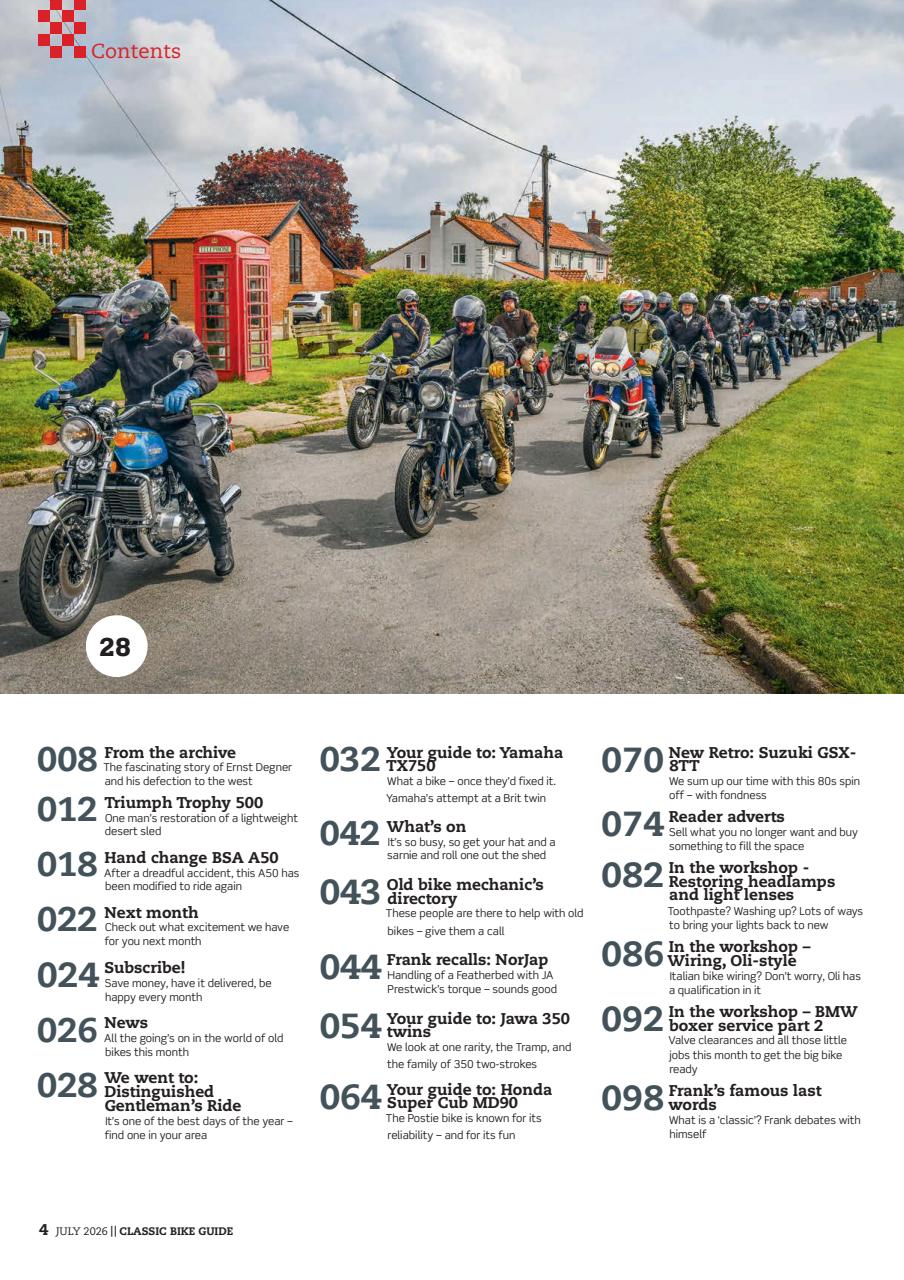 Classic Bike Guide Preview Pages