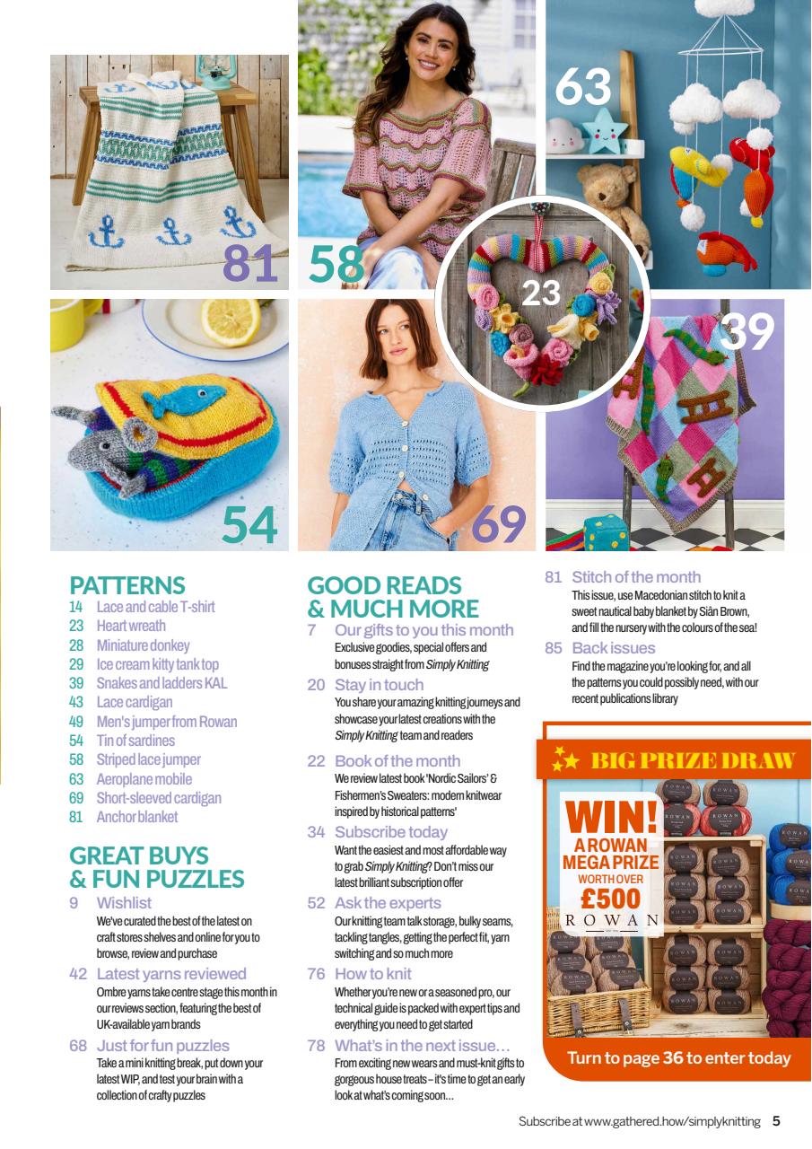 Simply Knitting Preview Pages