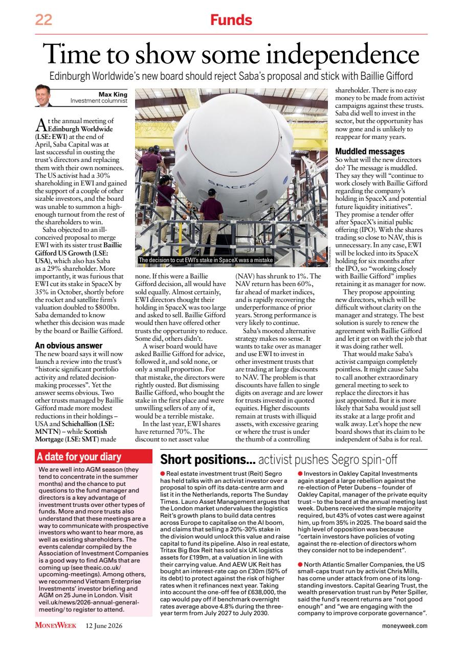 MoneyWeek Preview Pages