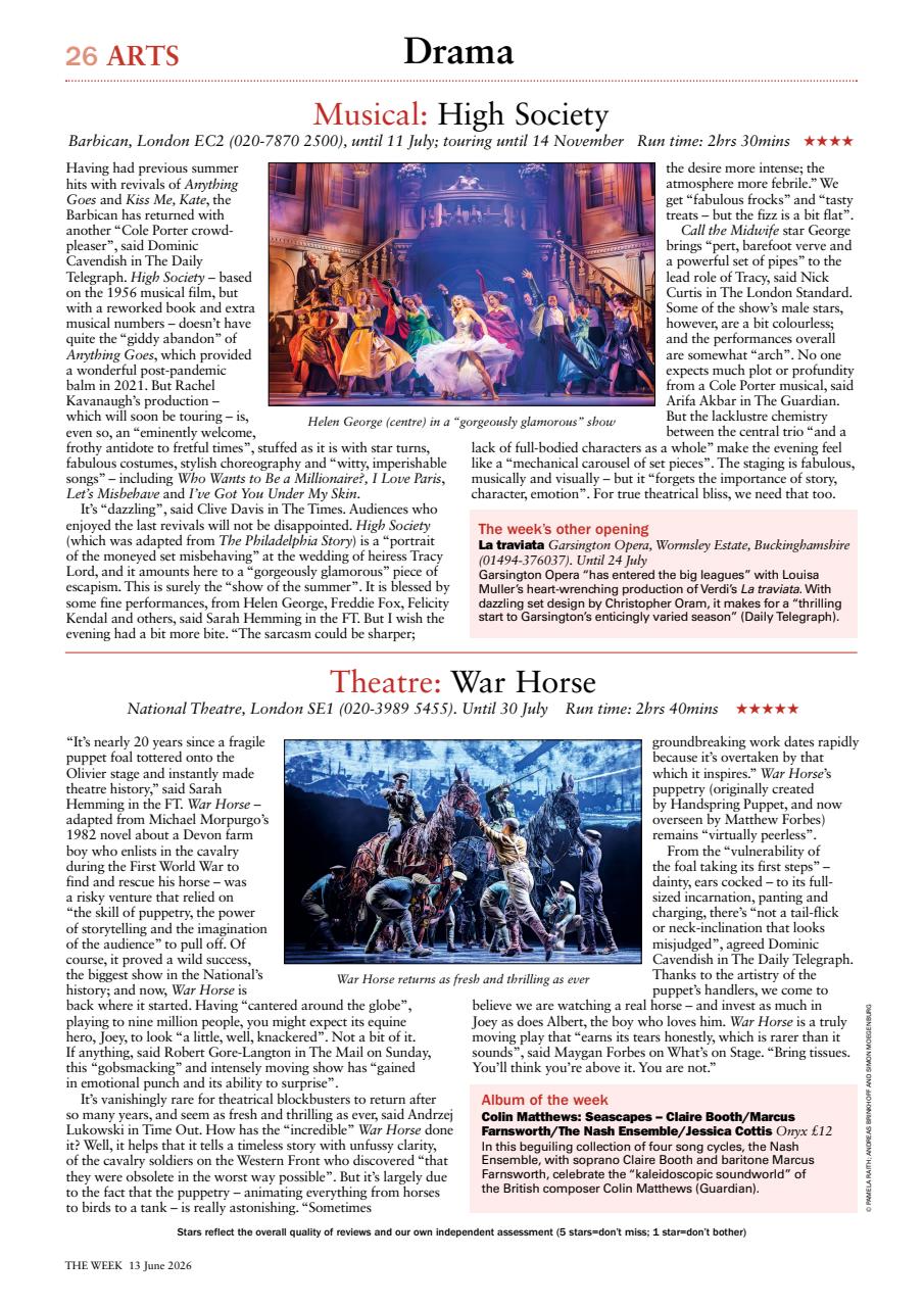 The Week Preview Pages
