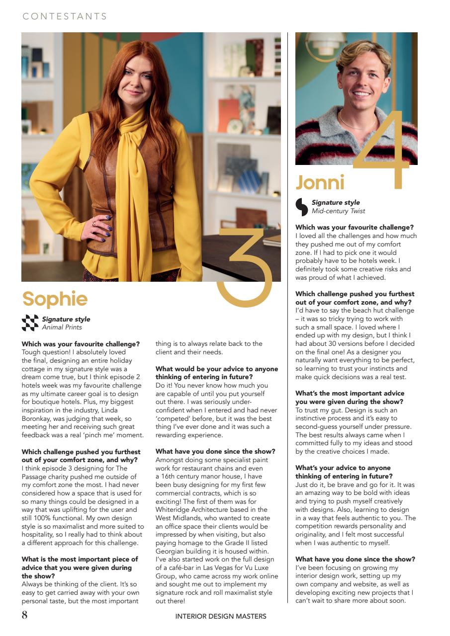 Interior Design Masters Preview Pages