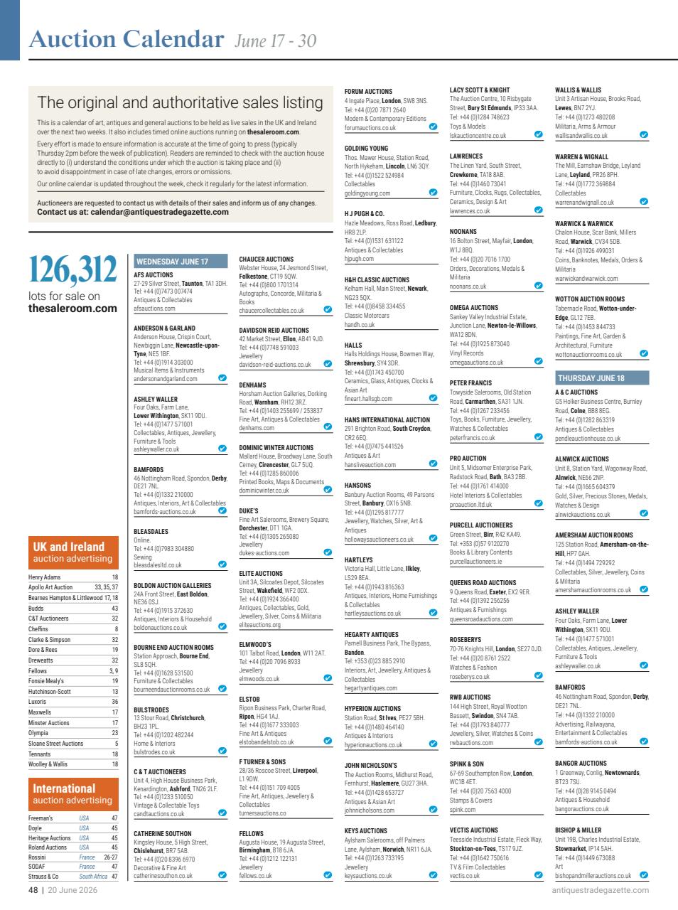 Antiques Trade Gazette Preview Pages