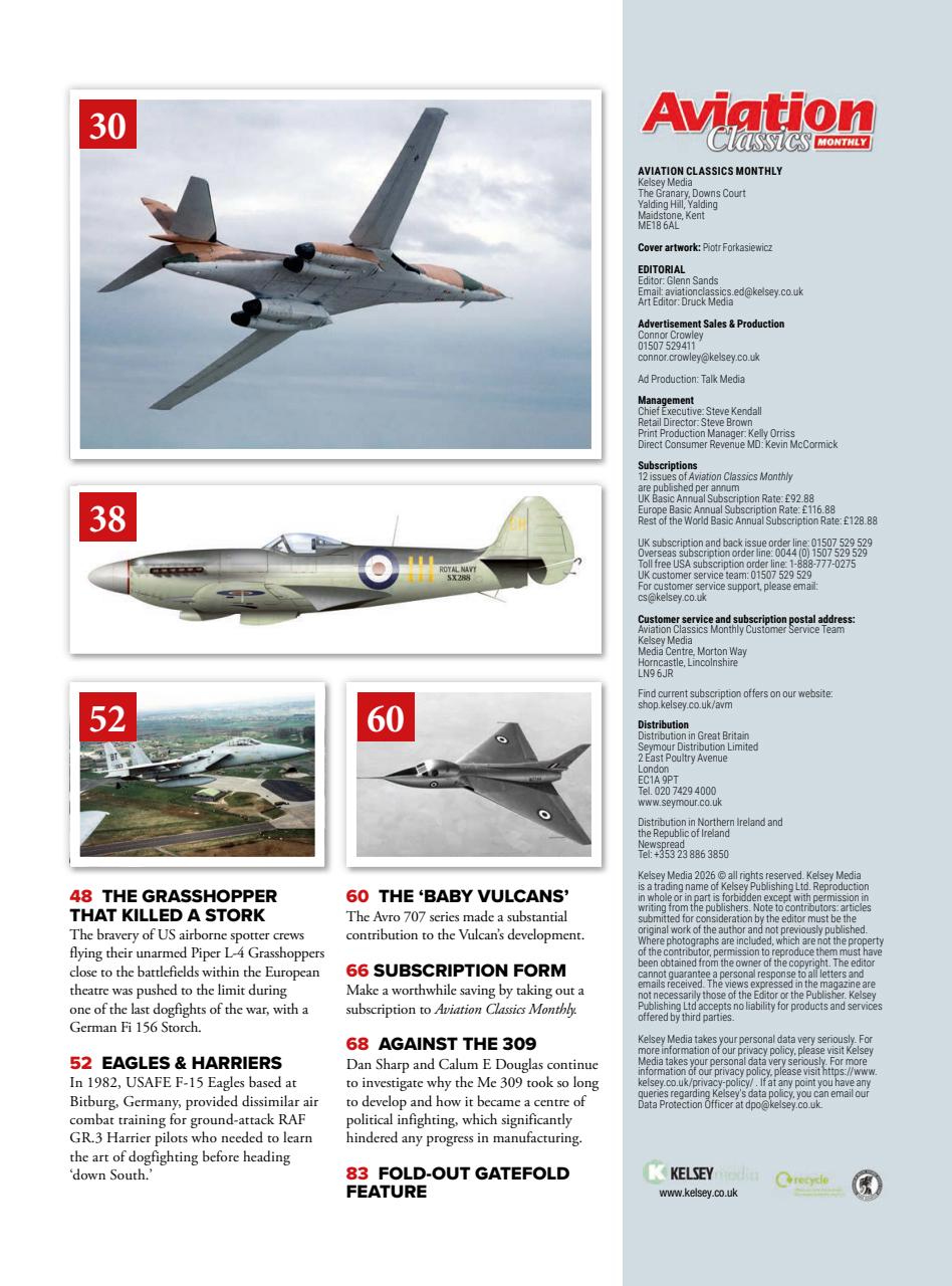 Aviation Classics Monthly Preview Pages