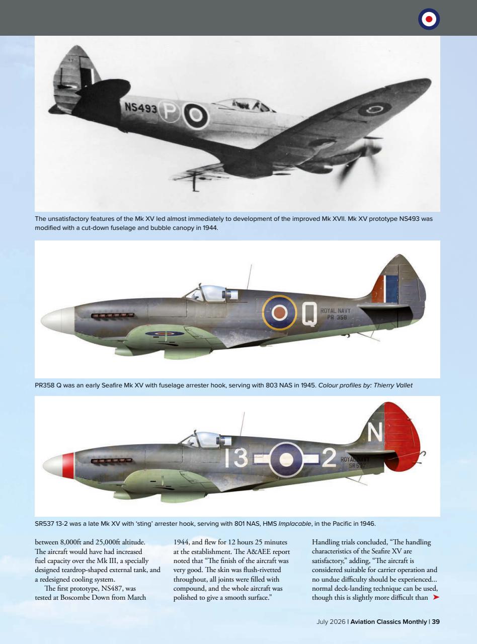 Aviation Classics Monthly Preview Pages