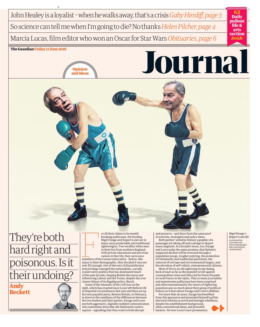 The Guardian Newspaper Preview Pages