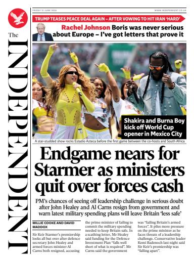The Independent Daily Edition Newspaper issue 