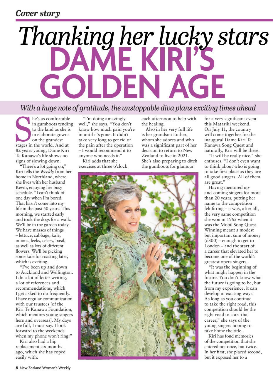 NZ Woman's Weekly Preview Pages