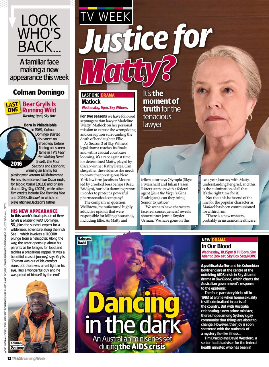 TV & Satellite Week Preview Pages