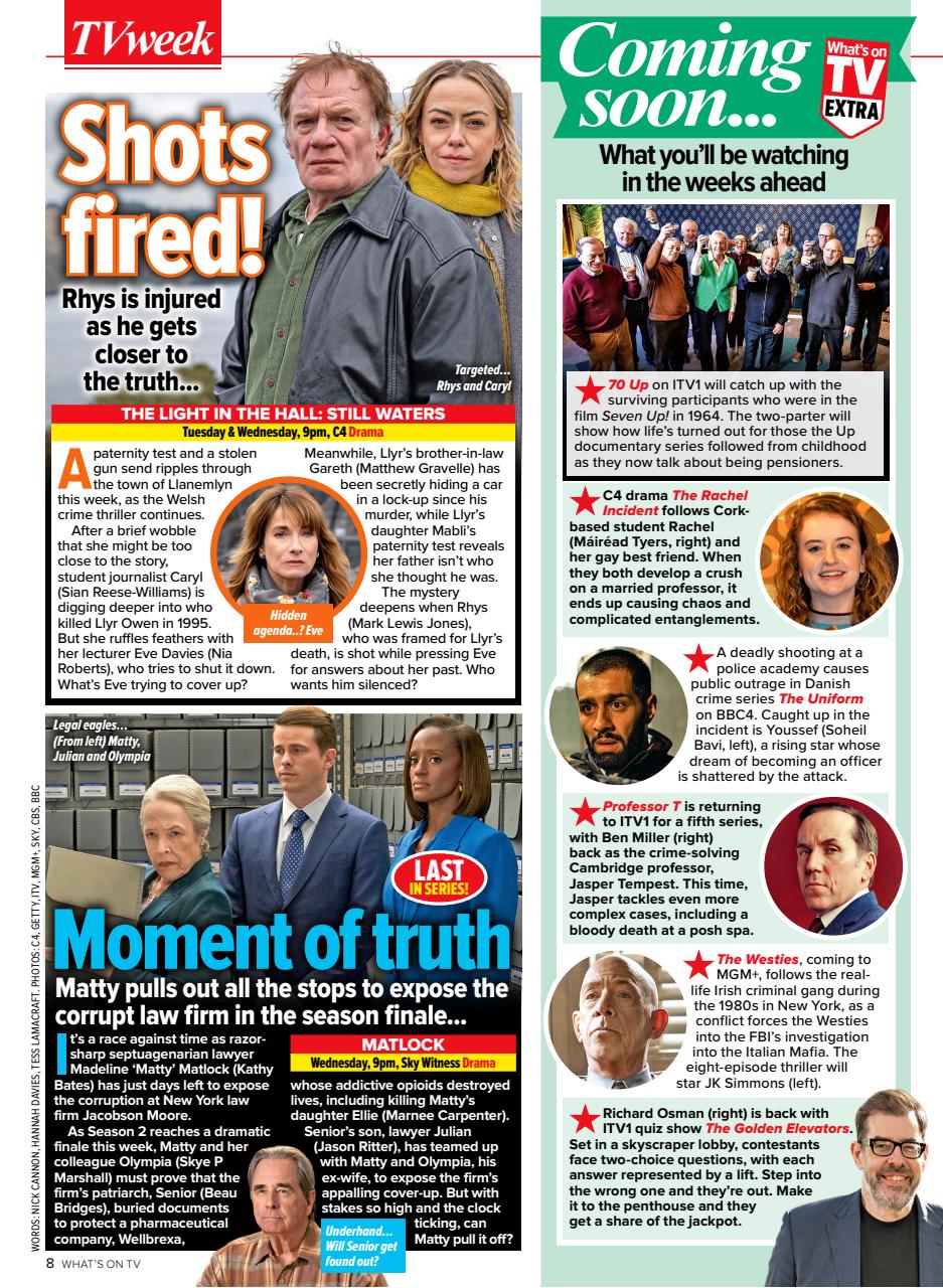 What's on TV Preview Pages