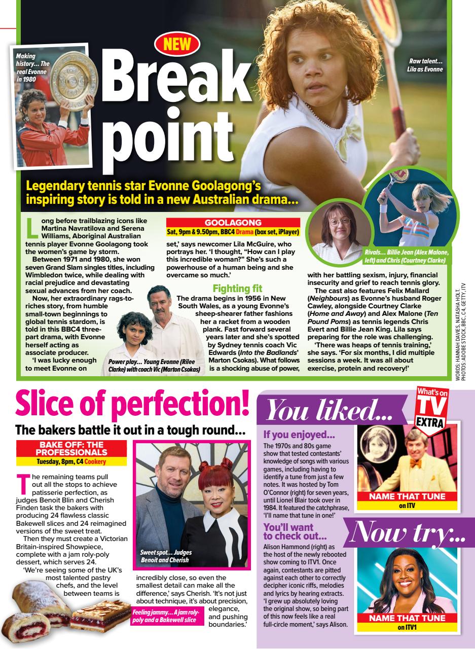 What's on TV Preview Pages
