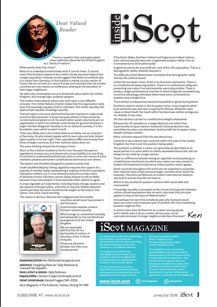 iScot Magazine Preview Pages