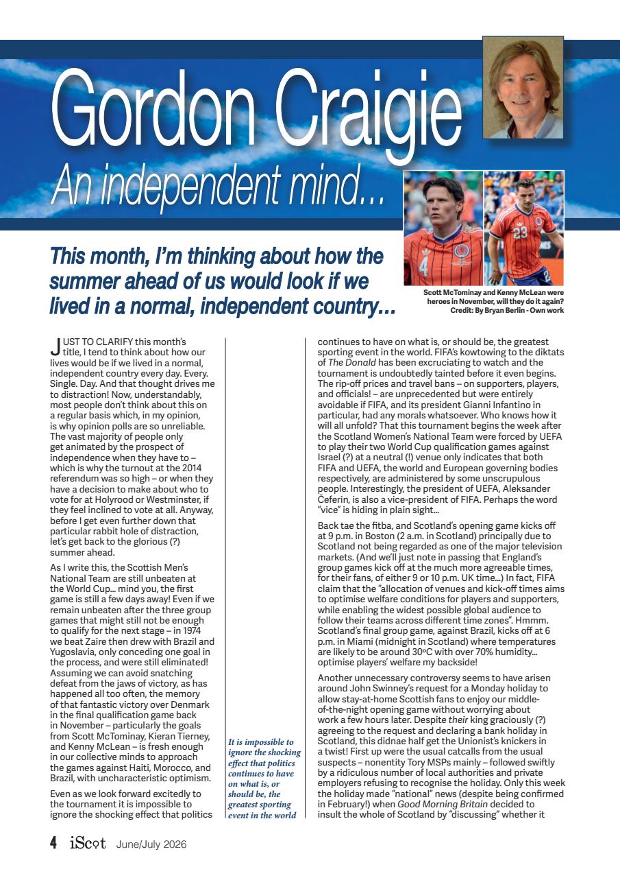 iScot Magazine Preview Pages