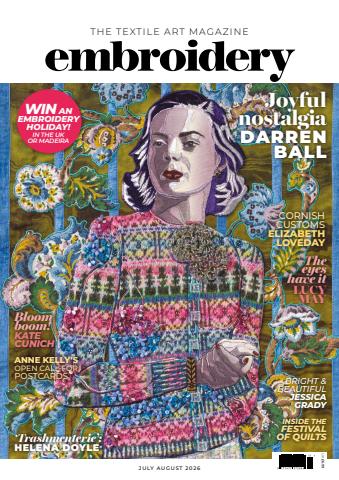 Embroidery Magazine issue July/August 2026