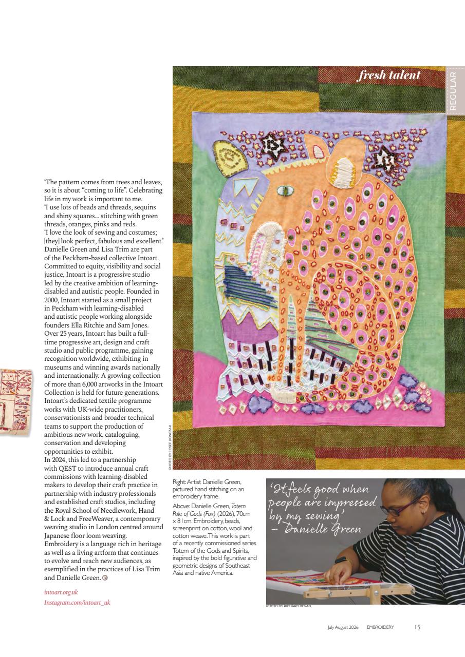 Embroidery Magazine Preview Pages