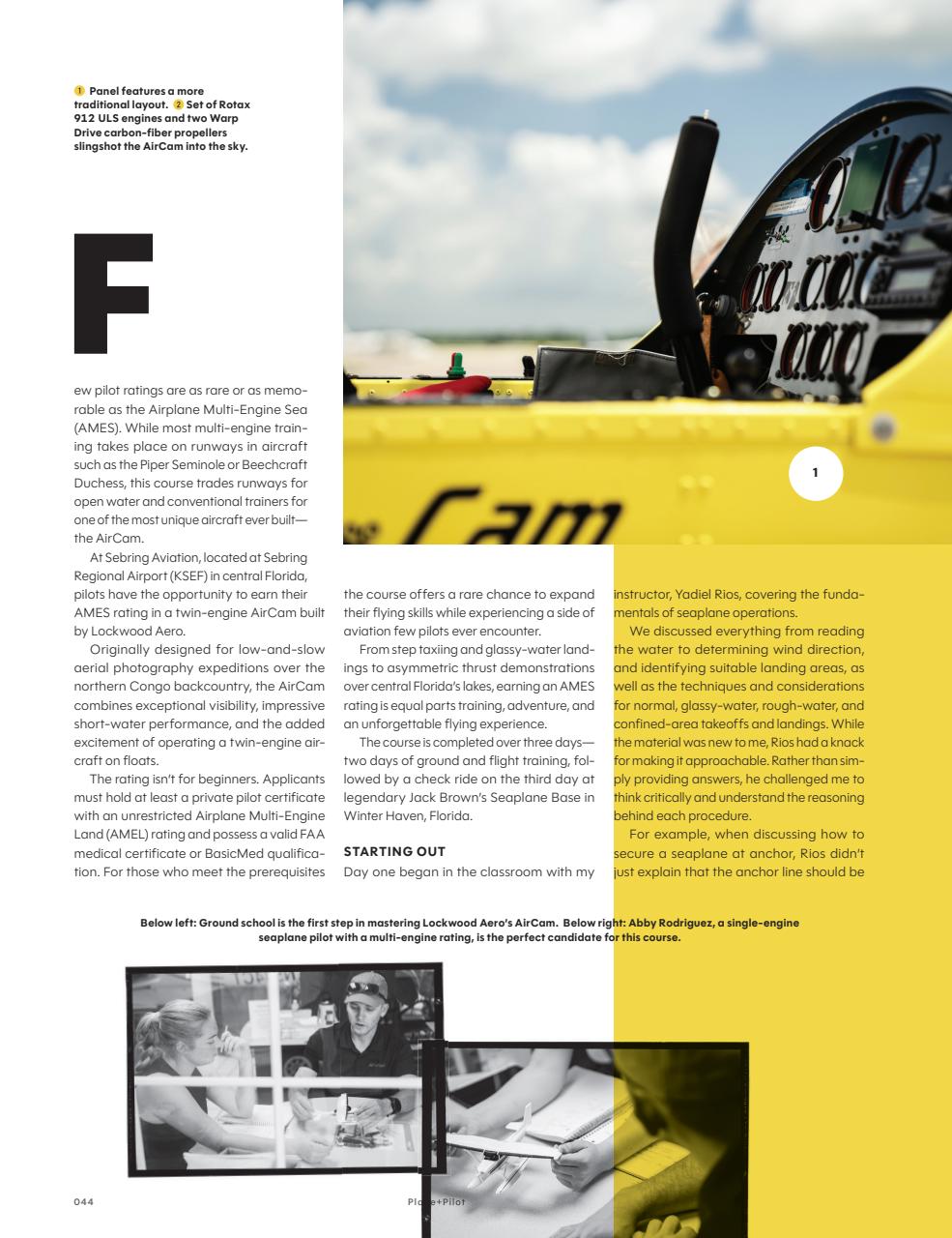 Plane & Pilot Preview Pages