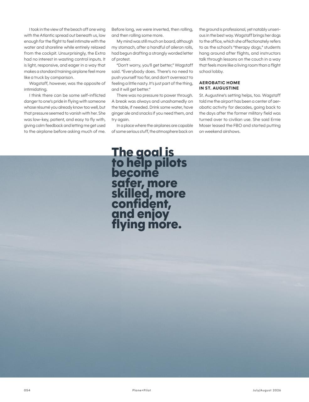Plane & Pilot Preview Pages