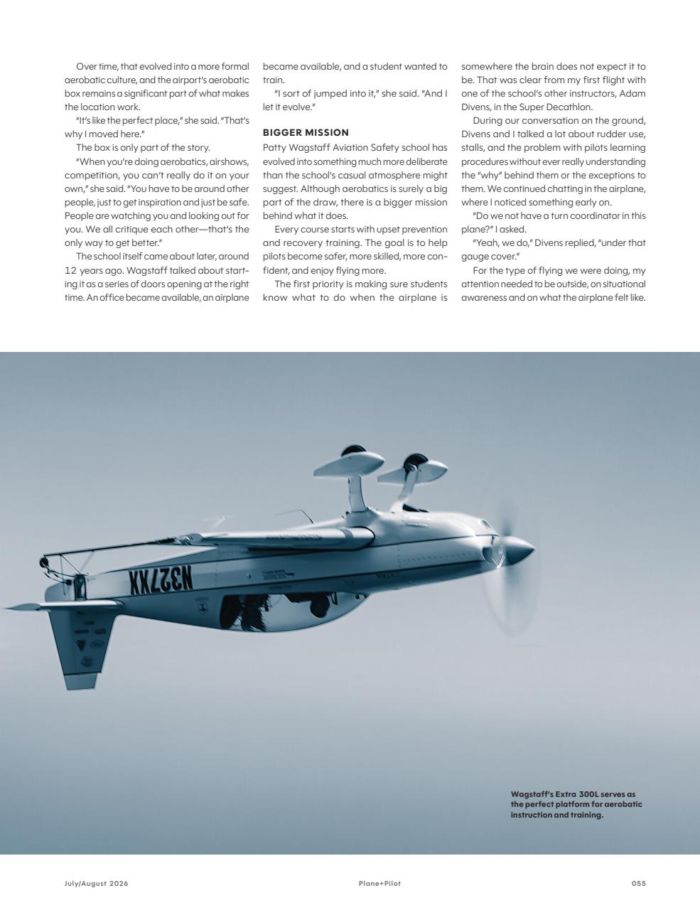 Plane & Pilot Preview Pages