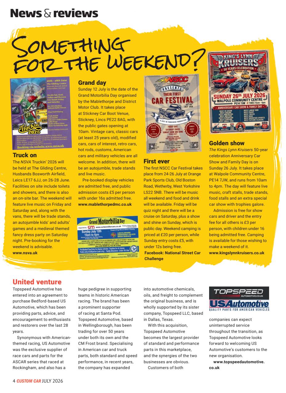 Custom Car Preview Pages