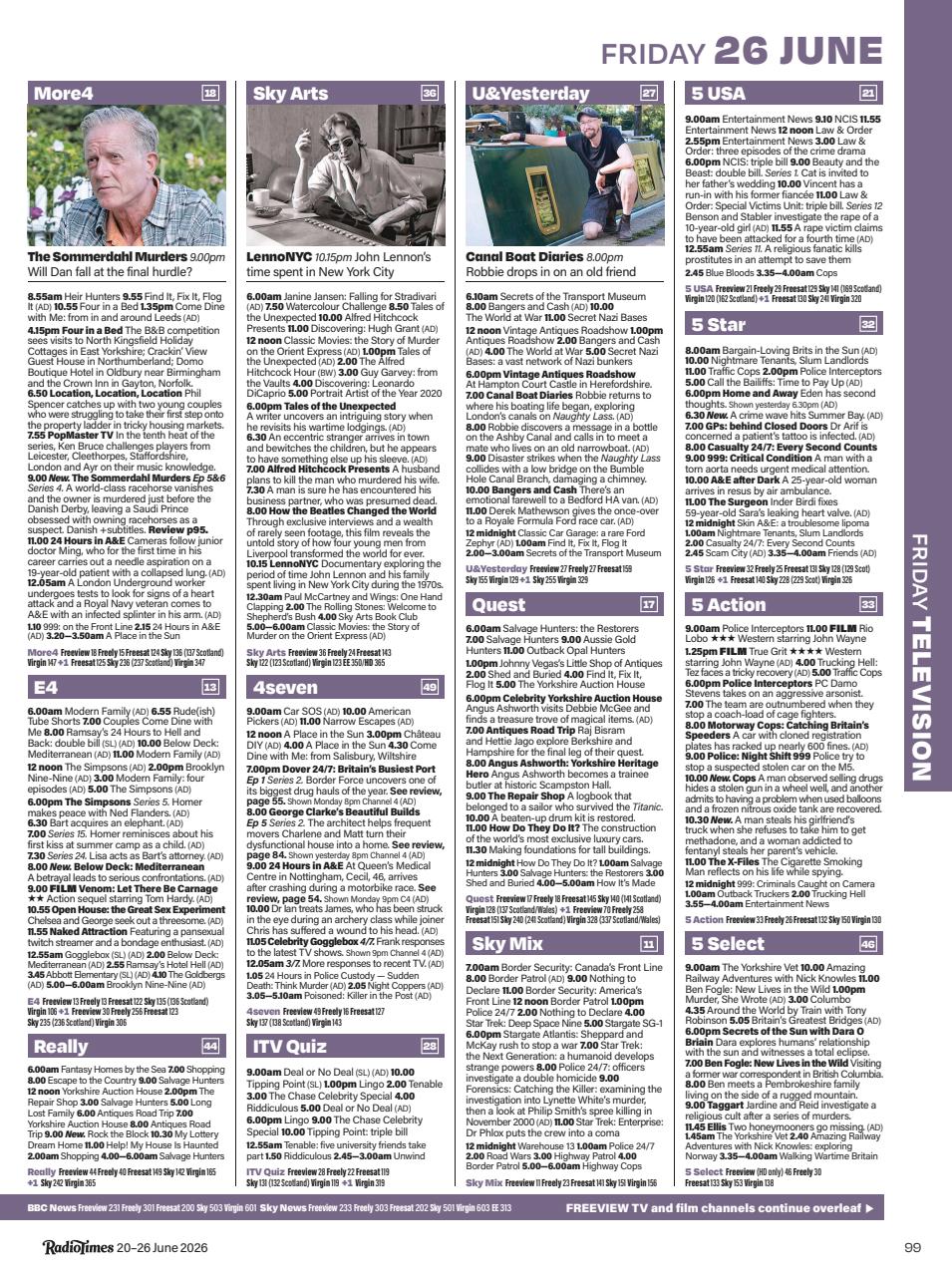 Radio Times Preview Pages