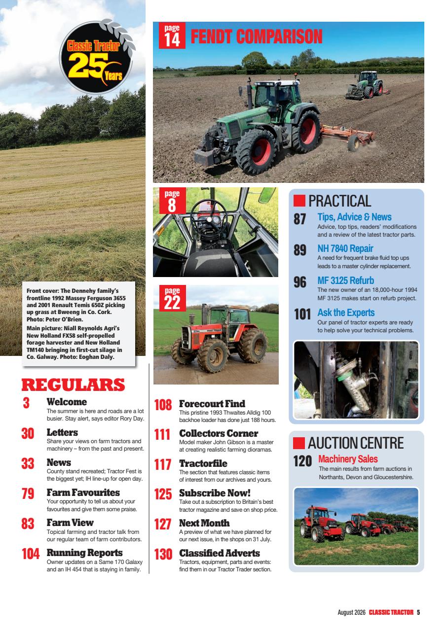 Classic Tractor Preview Pages