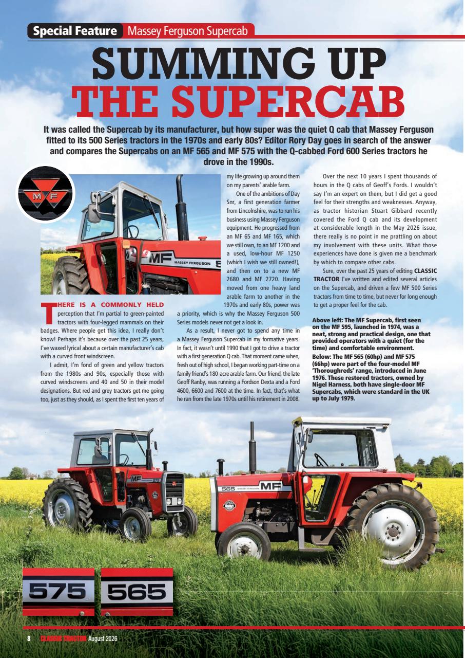 Classic Tractor Preview Pages