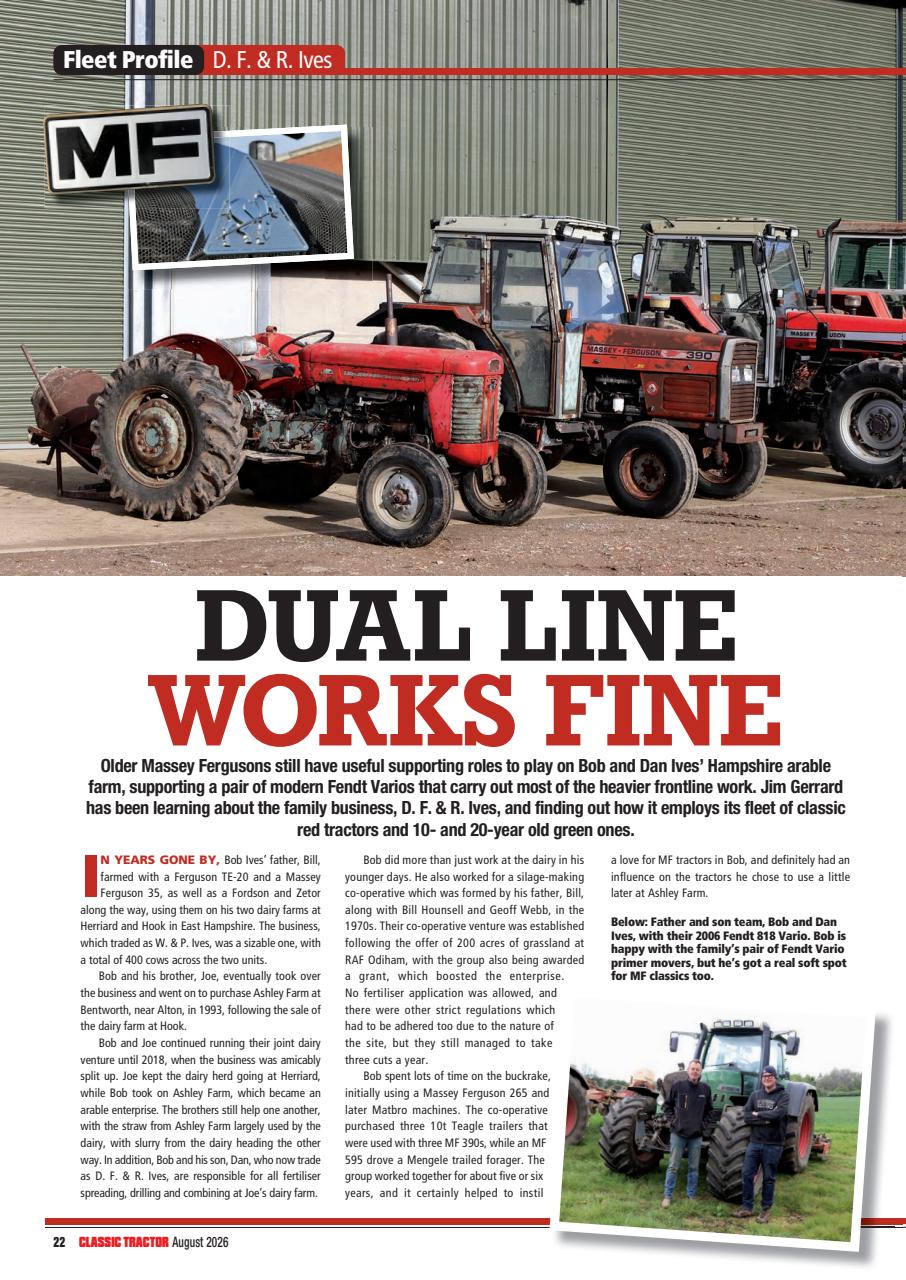 Classic Tractor Preview Pages