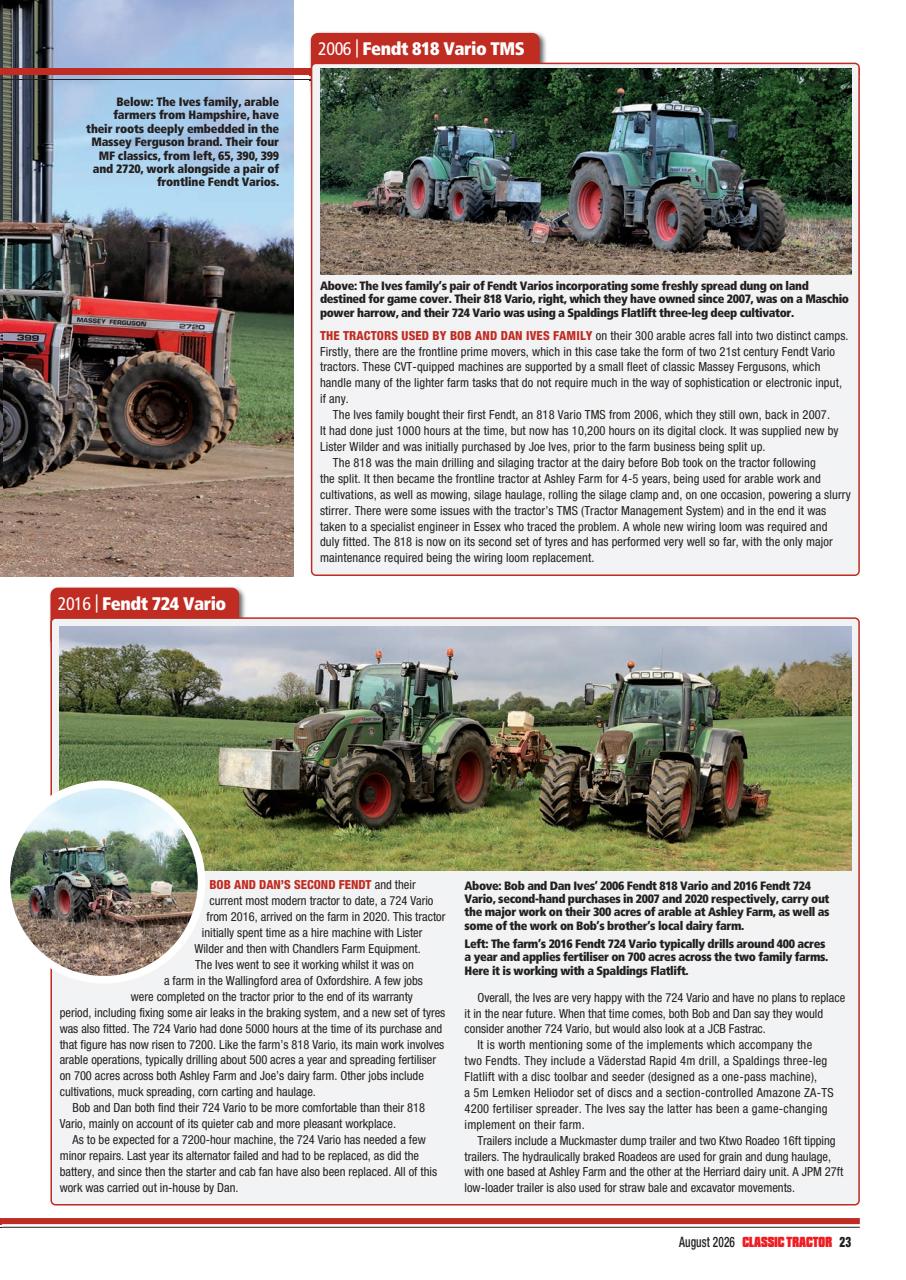 Classic Tractor Preview Pages