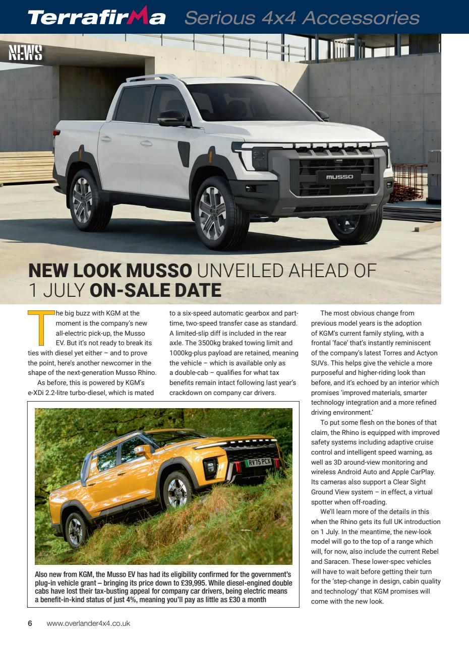 Overlander 4X4 Preview Pages