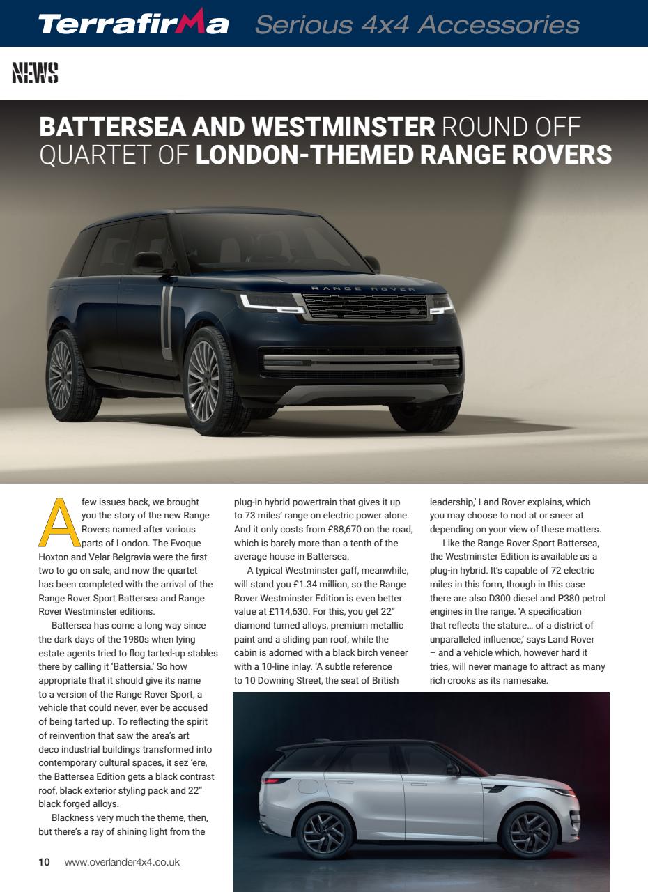 Overlander 4X4 Preview Pages