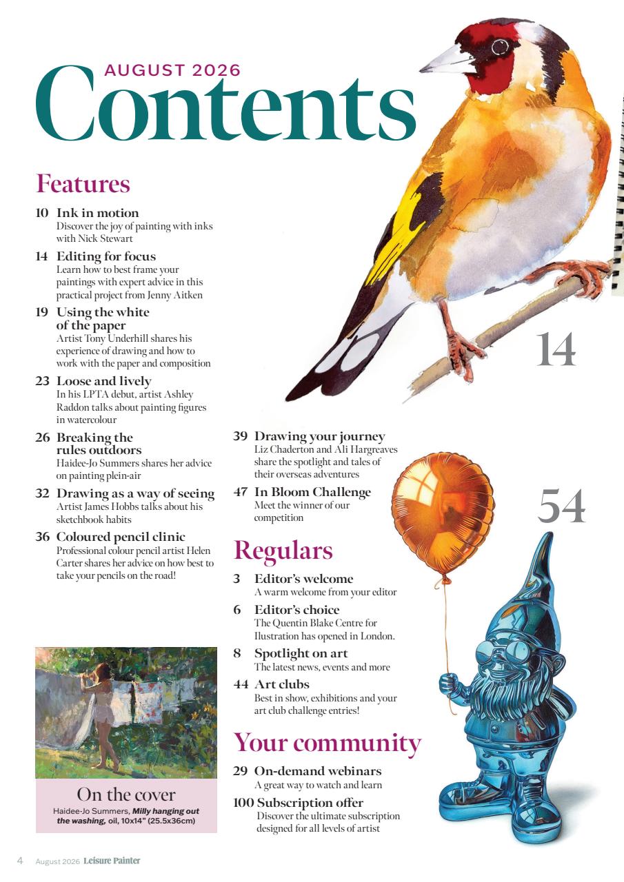 Leisure Painter & The Artist Preview Pages