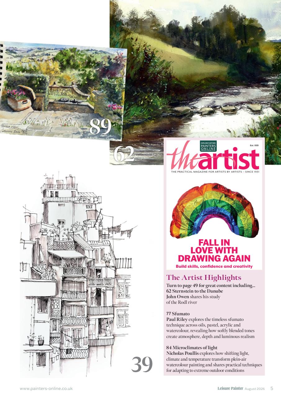 Leisure Painter & The Artist Preview Pages