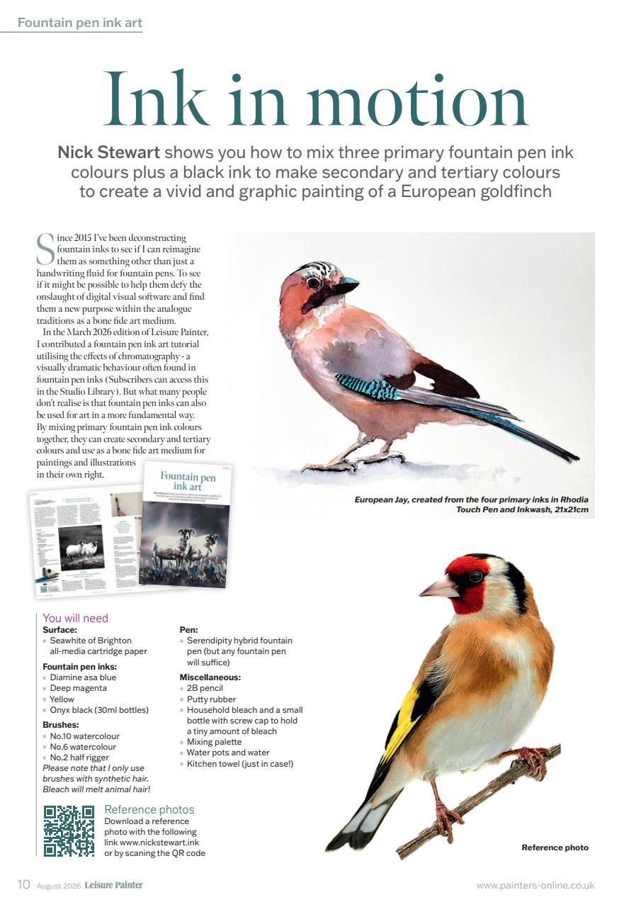 Leisure Painter & The Artist Preview Pages