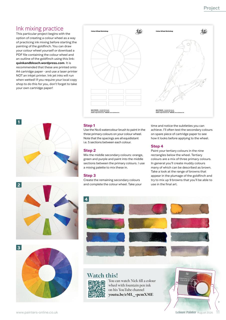 Leisure Painter & The Artist Preview Pages
