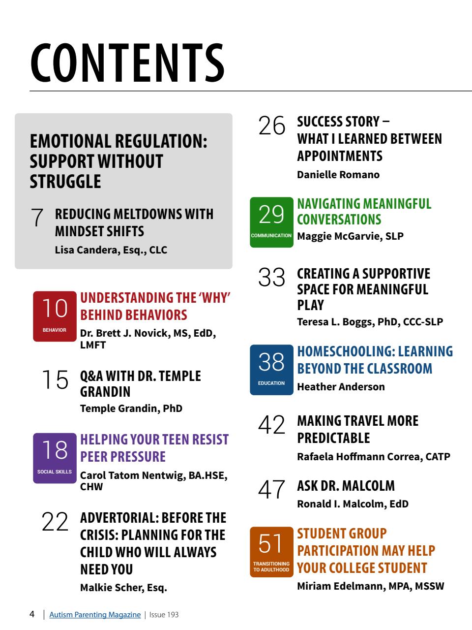 Autism Parenting Preview Pages