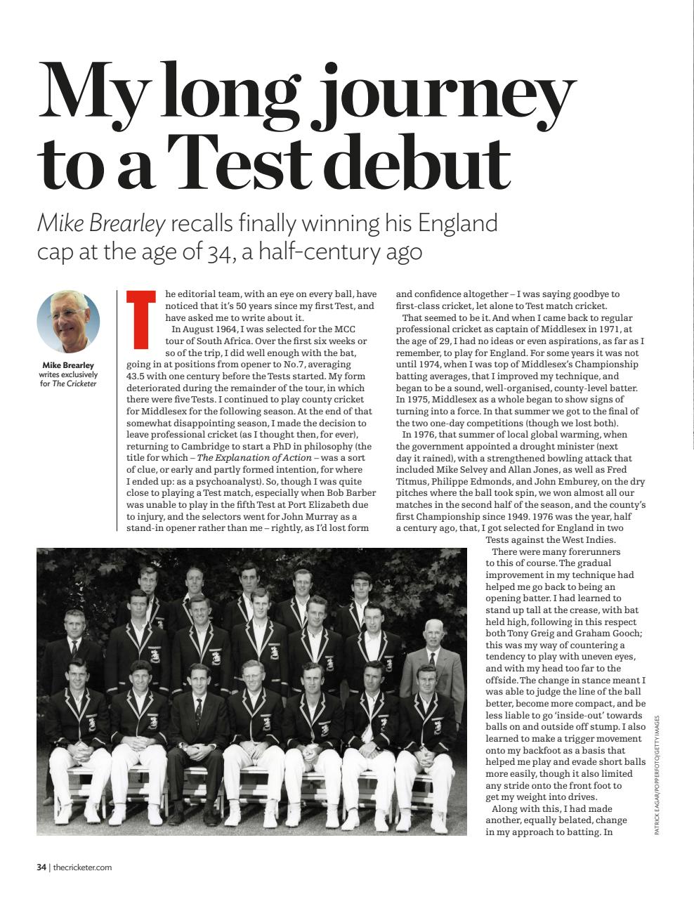 The Cricketer Magazine Preview Pages