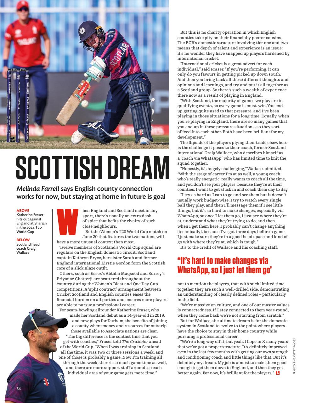 The Cricketer Magazine Preview Pages