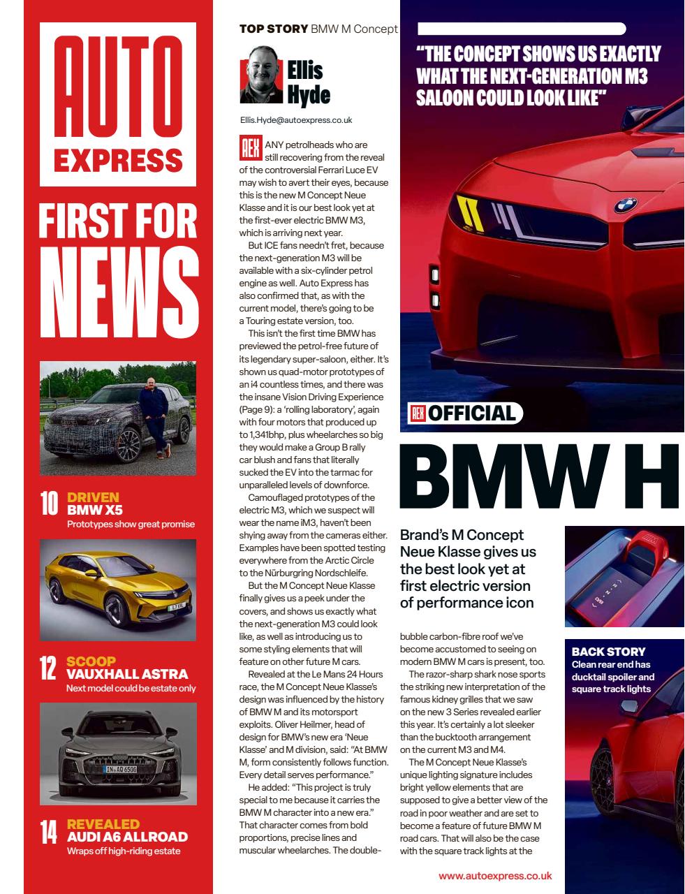 Auto Express Preview Pages