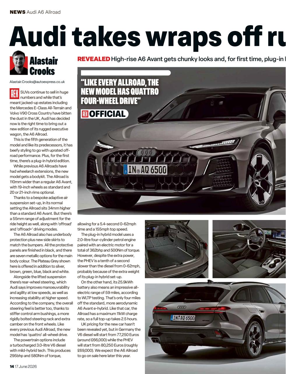 Auto Express Preview Pages