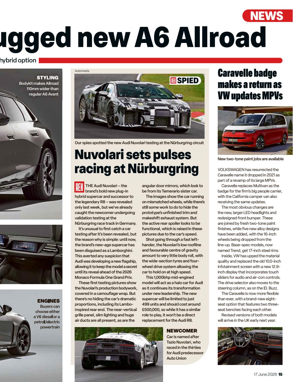 Auto Express Preview Pages