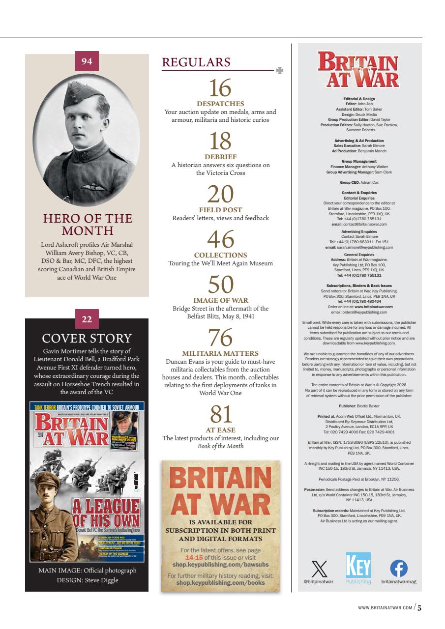 Britain at War Magazine Preview Pages