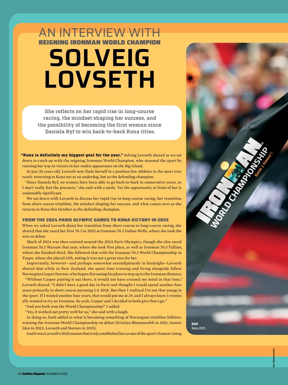 Triathlon Magazine Canada Preview Pages