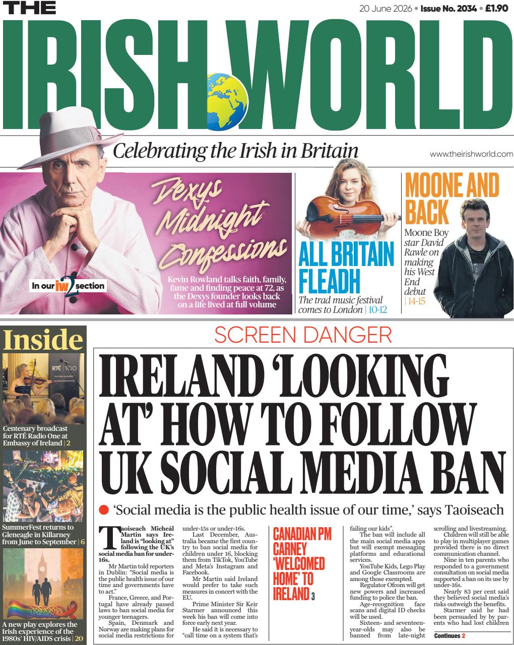 Irish World Preview Pages