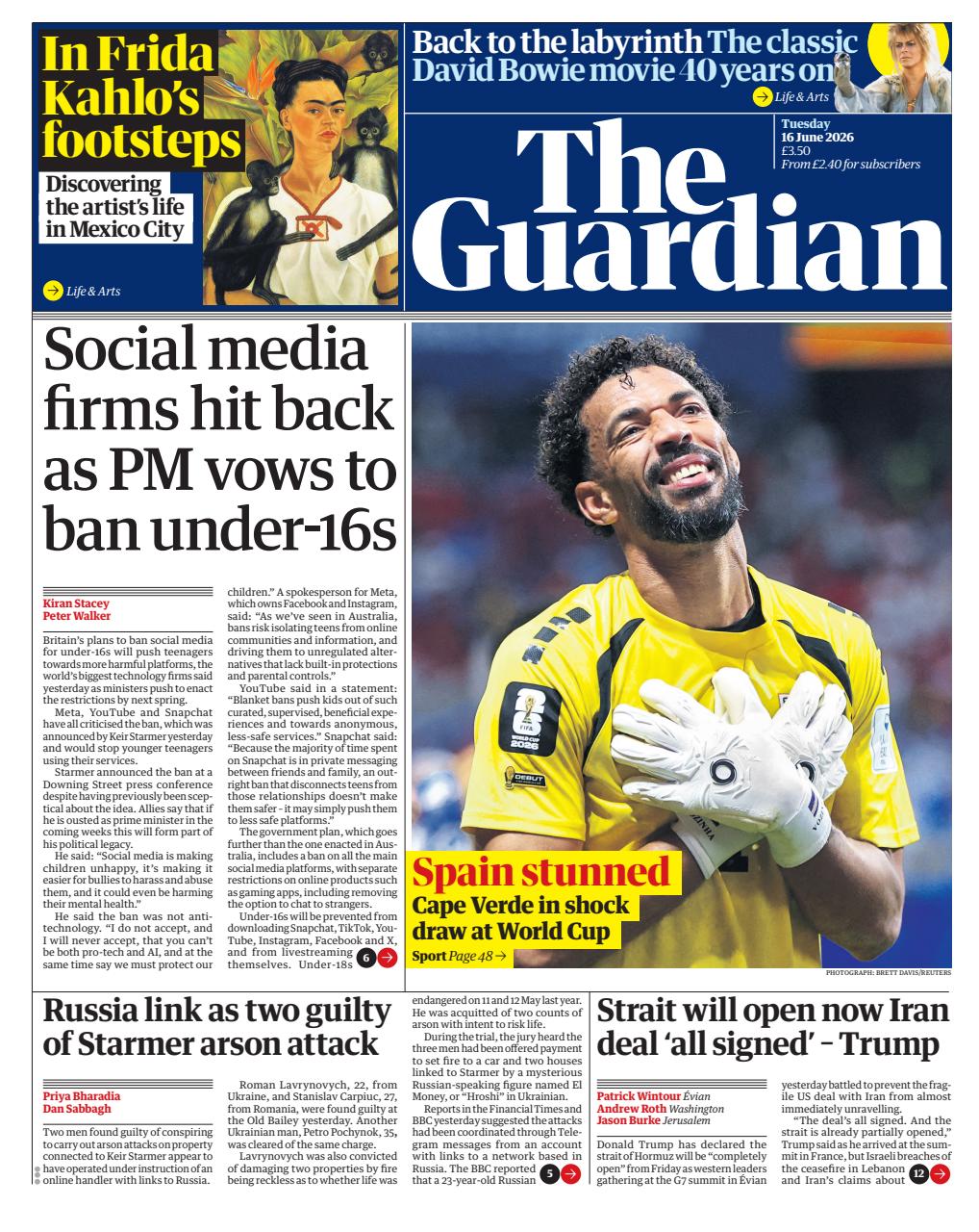 The Guardian Newspaper Preview Pages